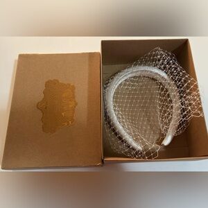 Jennifer Behr “Tori Voilette” Headband with Veil